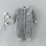 Pyjama polaire épaisse pour bébé en coton_6