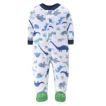 Pyjama polaire pour bébé 0-12M combinaison tendance à motif_13