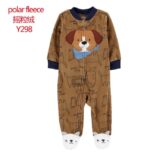 Pyjama polaire pour bébé 0-12M combinaison tendance à motif_14