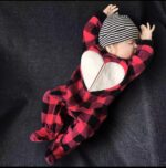 Pyjama polaire pour bébé 0-12M combinaison tendance à motif_15