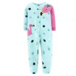 Pyjama polaire pour bébé 0-12M combinaison tendance à motif_19
