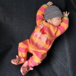 Pyjama polaire pour bébé 0-12M combinaison tendance à motif_21