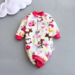 Pyjama polaire pour bébé en coton avec motifs_10