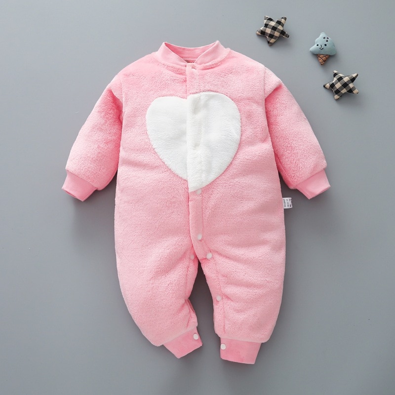 Pyjama polaire pour bébé en coton avec motifs