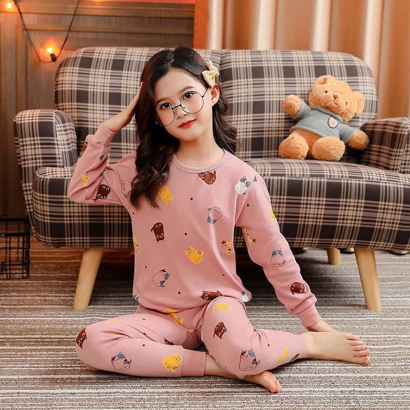 Pyjama polaire pour fillette doux Rose bonbon 14 ans (130-140cm)