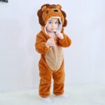 Pyjama tigre pour enfant en coton et polyester_10