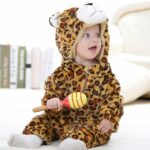Pyjama tigre pour enfant en coton et polyester_15
