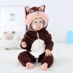 Pyjama tigre pour enfant en coton et polyester_23