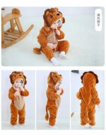 Pyjama tigre pour enfant en coton et polyester_33