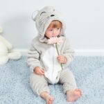 Pyjama tigre pour enfant en coton et polyester_38