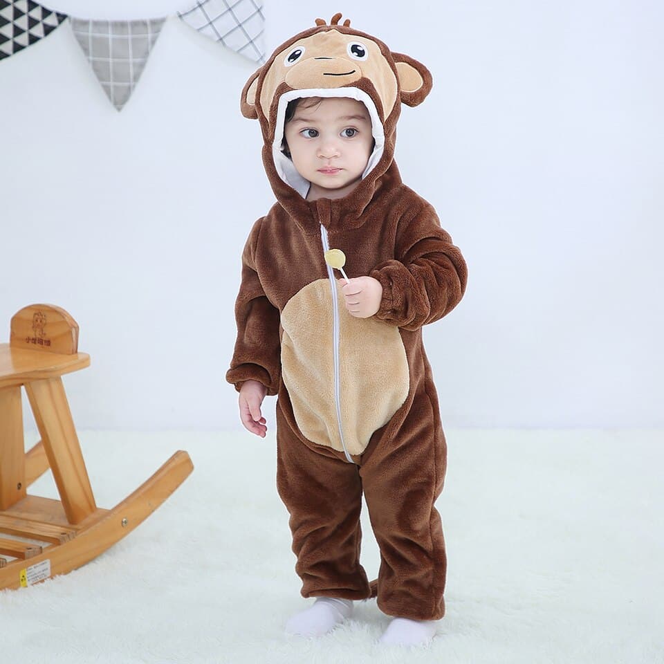 Pyjama tigre pour enfant en coton et polyester