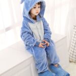 Pyjama tigre pour enfants et adultes en polyester_11
