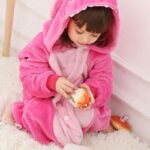 Pyjama tigre pour enfants et adultes en polyester_5